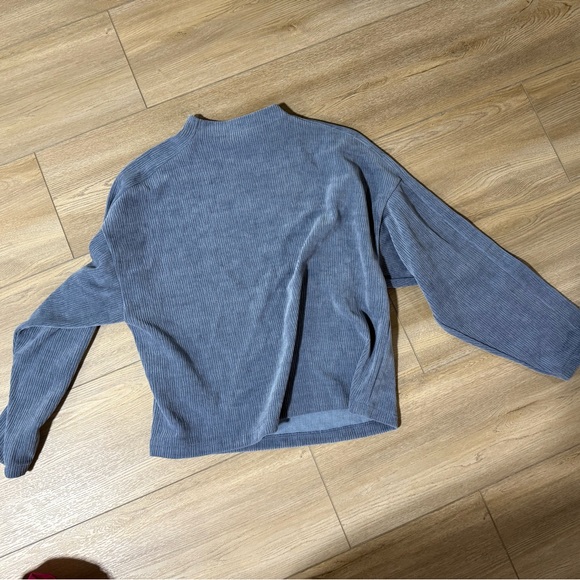 Madewell Gray Women's Turtleneck Sweater - Picture 1 of 2